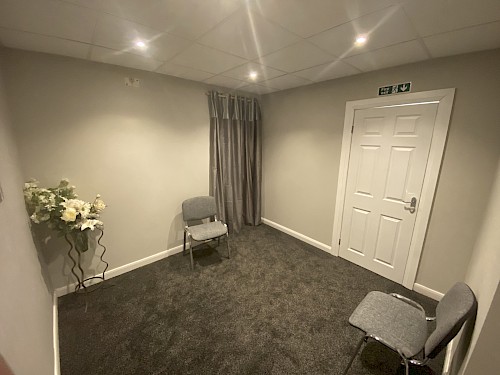 Hickton Family Funeral Directors in Bartley Green - waiting room