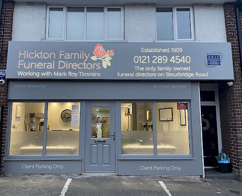 Hickton Family Funeral Services Halesowen branch