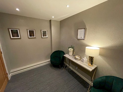 Waiting room at Hicktons Family Funeral Directors in Halesworth